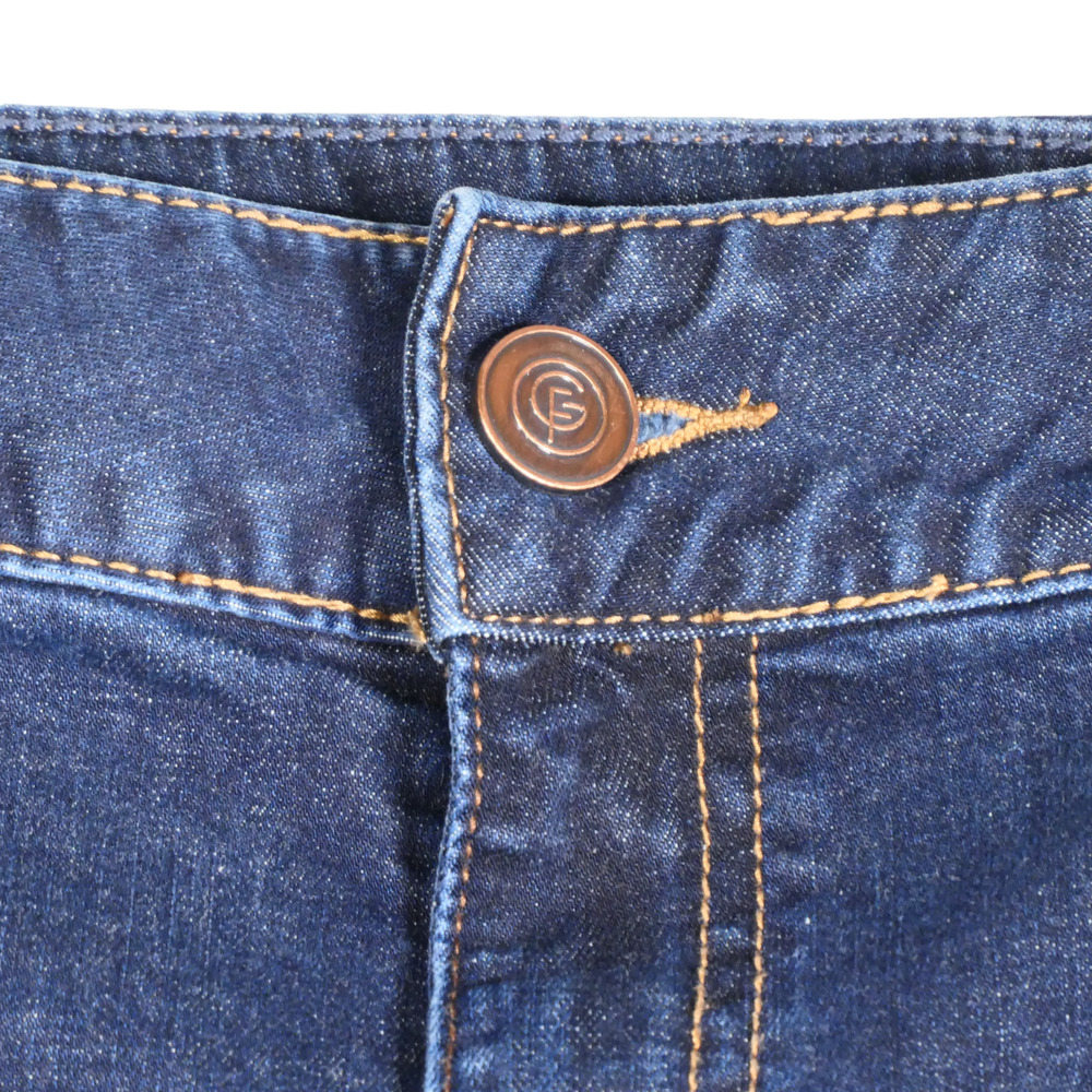 Lane Bryant Denim Shorts Womens Size 28 Blue Bermuda Genius Fit Stretch Pockets - Picture 5 of 9